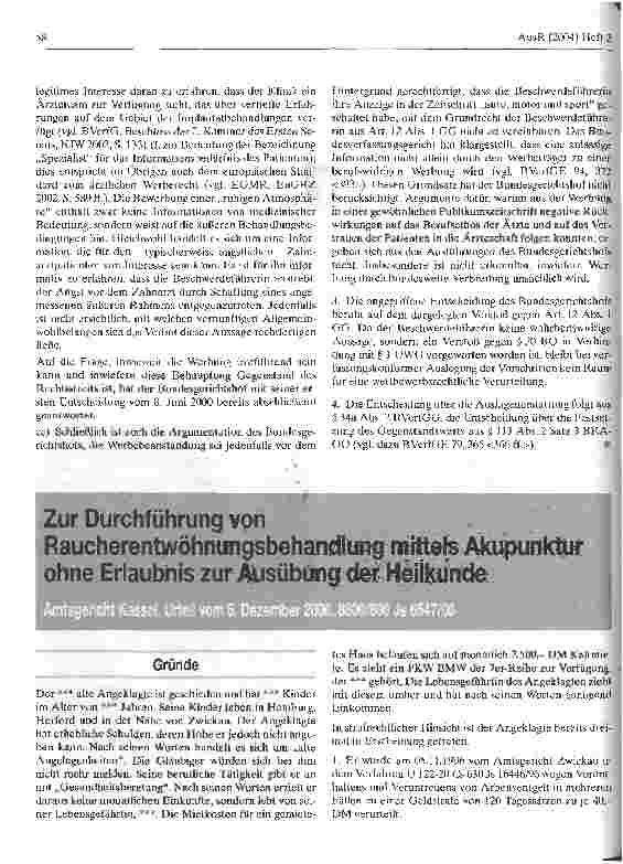 Vorschauseite 4: Zahnklinik-Werbung erlaubt