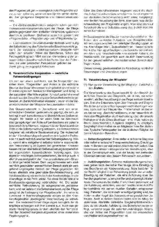 Vorschauseite 2: Haftungsund Sozialrechtliche Fragen in der stationären Altenhilfe Heim und Arzt