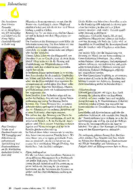Vorschauseite 3: Aspekte der Inkontinenzberatung Teil 2