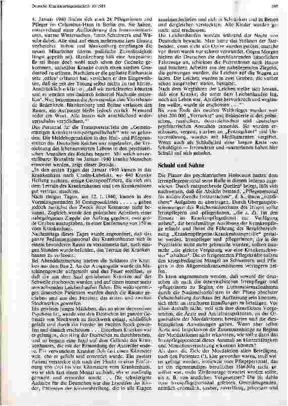 Vorschauseite 2: Nicht mitleidlos vergessen!