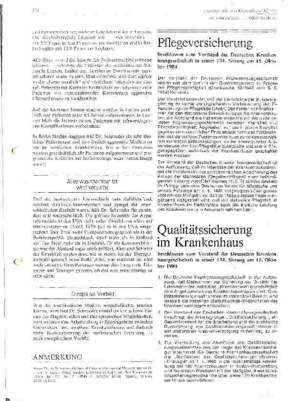 Vorschauseite 1: Qualitätssicherung im Krankenhaus