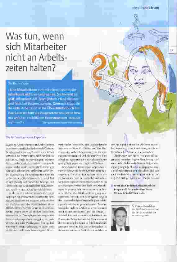 Vorschauseite 1: Was tun, wenn sich Mitarbeiter nicht an Arbeitszeiten