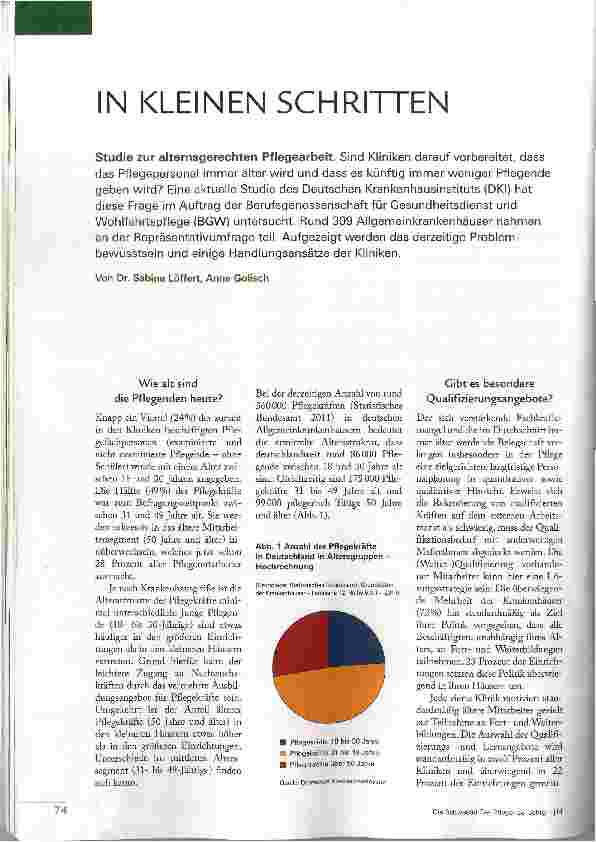 Vorschauseite 1: IN KLEINEN SCHRITTEN