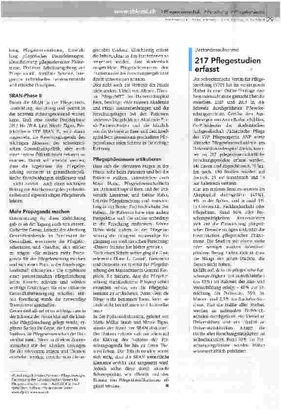 Vorschauseite 2: Die Fragen entstehen am Patientenbett