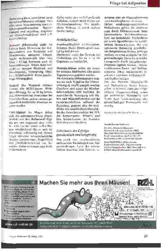 Vorschauseite 3: Ärztliche Sicht auf das Adipositas-Problem