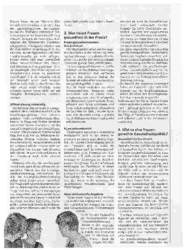 Vorschauseite 4: Geschlechterspezifische Gesundheitsförderung ein Muss