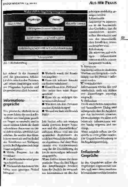 Vorschauseite 2: AngehörigenberatungHERAUSFORDERUNG FÜR DIE PFLEGENDEN
