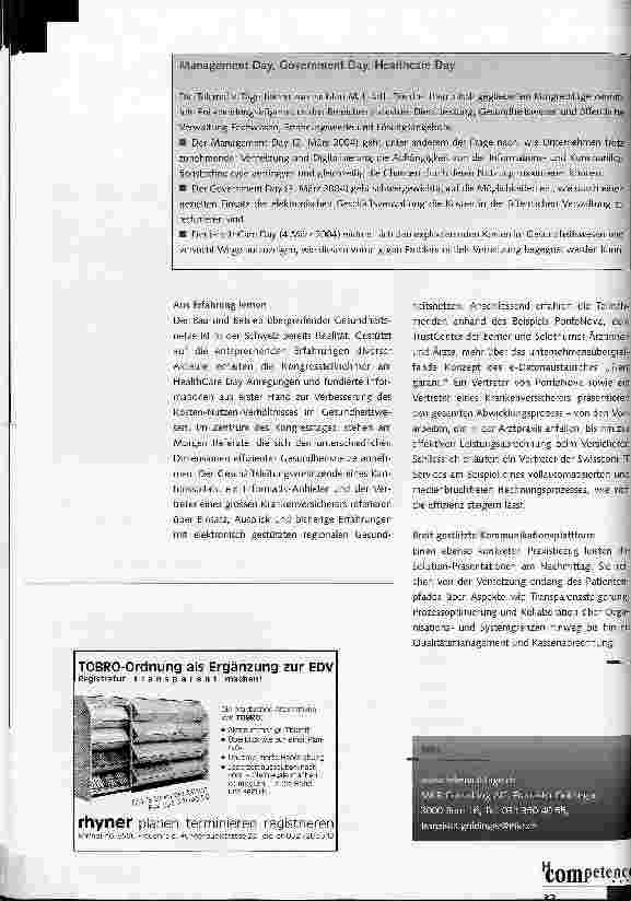 Vorschauseite 2: Gesundheitsnetze - von der Strategie zur Umsetzung