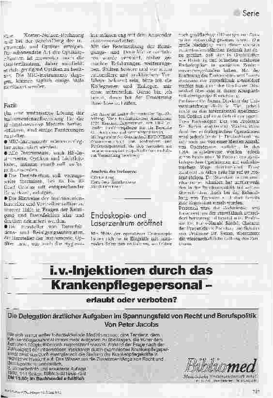 Vorschauseite 4: Minimal-invasive Chirurgie 9. Folge: Instrumentenaufbereitung