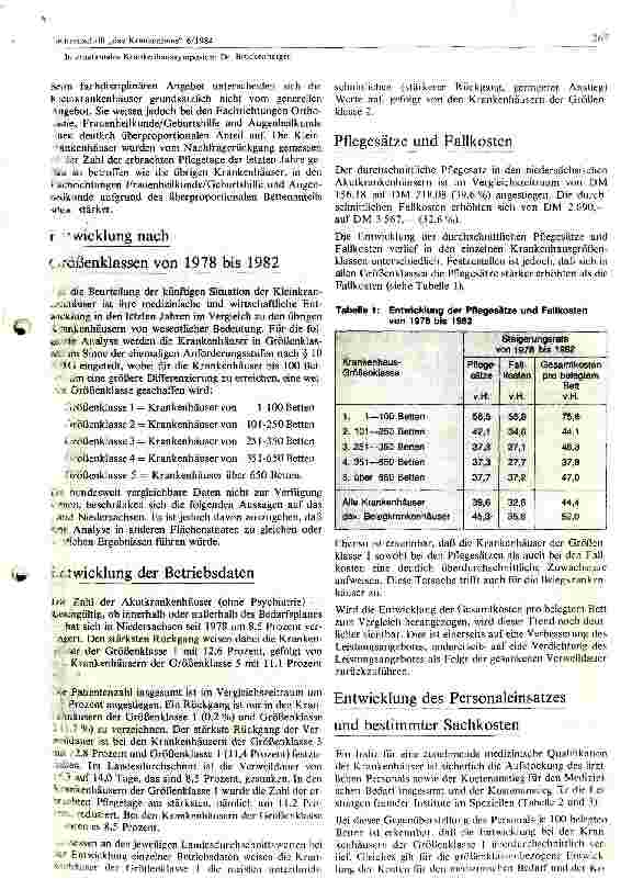 Vorschauseite 3: Patientennahe Grundversorgung Existenzfrage eines kleinen Krankenhauses