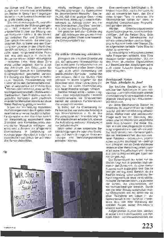 Vorschauseite 4: Unterbringung von desorientierten alten Menschen
