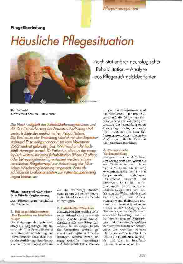 Vorschauseite 1: Pflegerelevante Aspekte