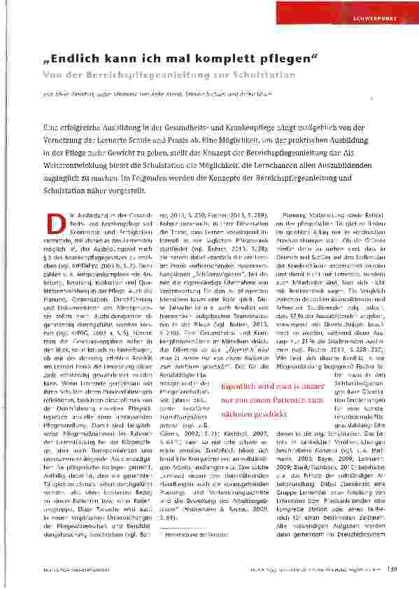 Vorschauseite 1: Endlich kann ich mal komplett pflegen