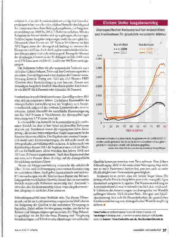 Vorschauseite 5: Kostenfalle Demografie?