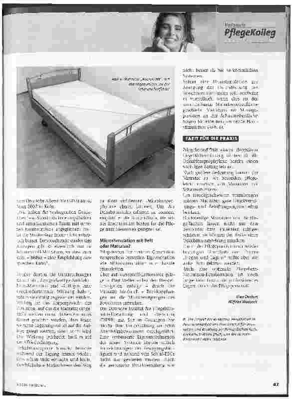 Vorschauseite 4: Richtige Matratzen im richtigen Bett Liegen und lagern, Teil 2
