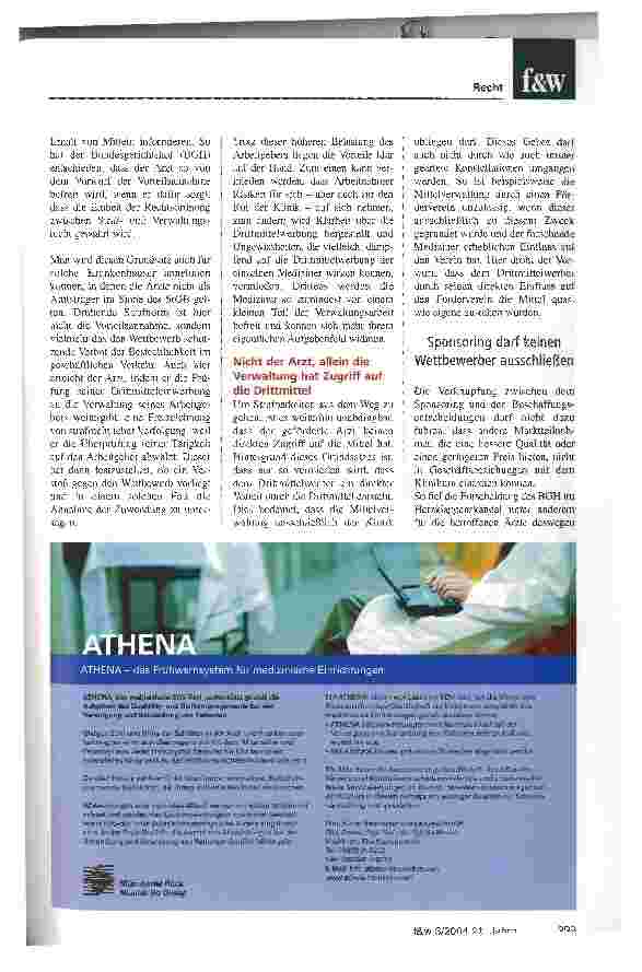 Vorschauseite 2: Drittmittel im klinischen AlltagÜber den richtigen Umgang mit der Förderung aus der WirtschaftI Teil I: Strafrechtliche Aspekte