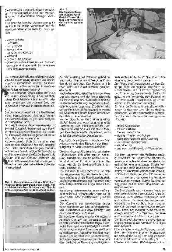Vorschauseite 2: Grundu. Behandlungspflege in der Intensivmedizin/3. Folge: Behandlungspflege beim intravasalen Katheter