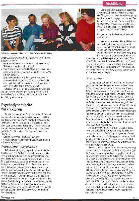 Vorschauseite 3: Achtung statt Abgrenzung Zum Erwerb kooperativer Kompetenzen in der Ausbildung