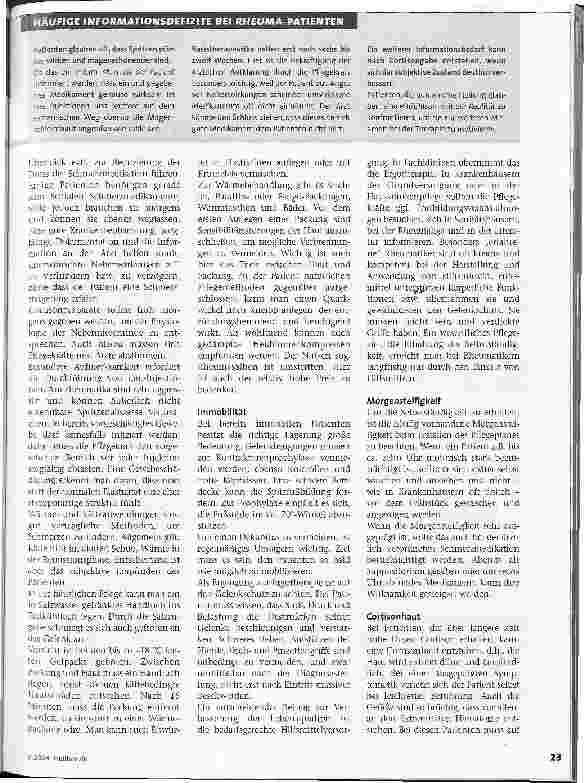 Vorschauseite 2: Der Pflegeprozess in der Rheumatologie