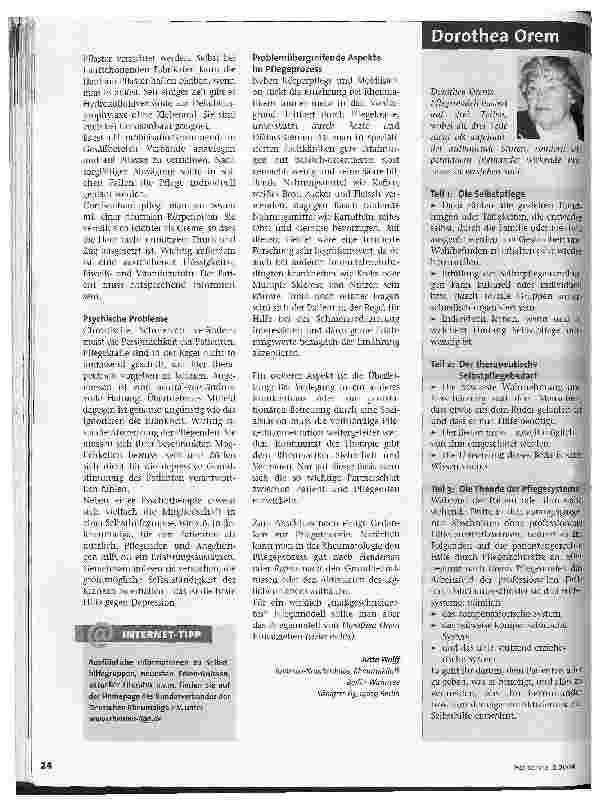 Vorschauseite 3: Der Pflegeprozess in der Rheumatologie