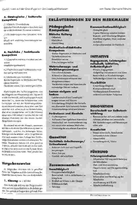 Vorschauseite 2: Qualifizieren auf der Grundlage von Schlüsselqualifikationen