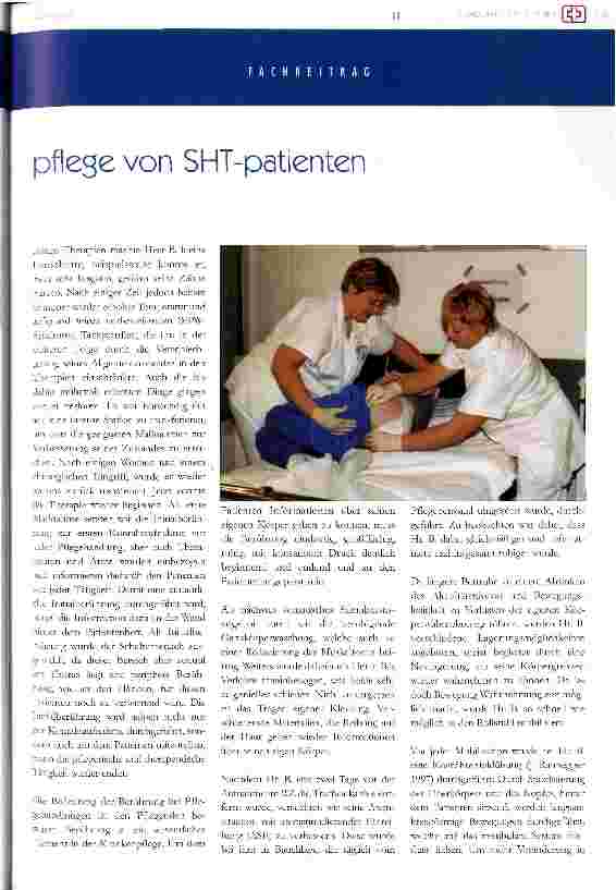 Vorschauseite 4: Pflege von SHT-patienten - auch ein kleiner Schritt ist schon ein Fortschritt