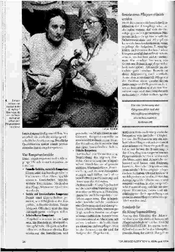Vorschauseite 3: Altenpflege-Ausbildung ohne Profil Schleudergefahr
