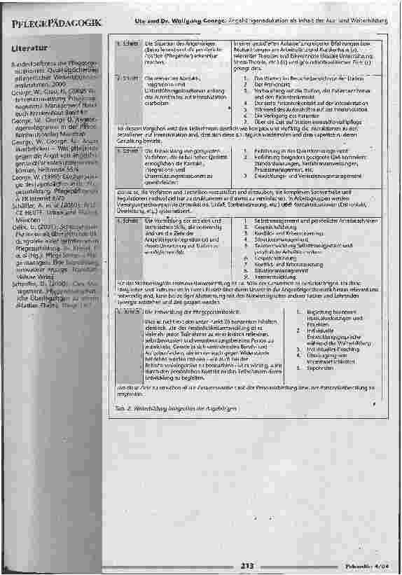 Vorschauseite 4: Angehörigenedukation als Inhalt der Ausund Weiterbildung