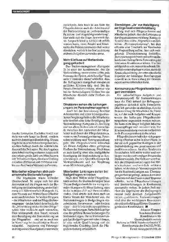 Vorschauseite 3: Stationsleitung: Statist oder Hauptdarsteller?