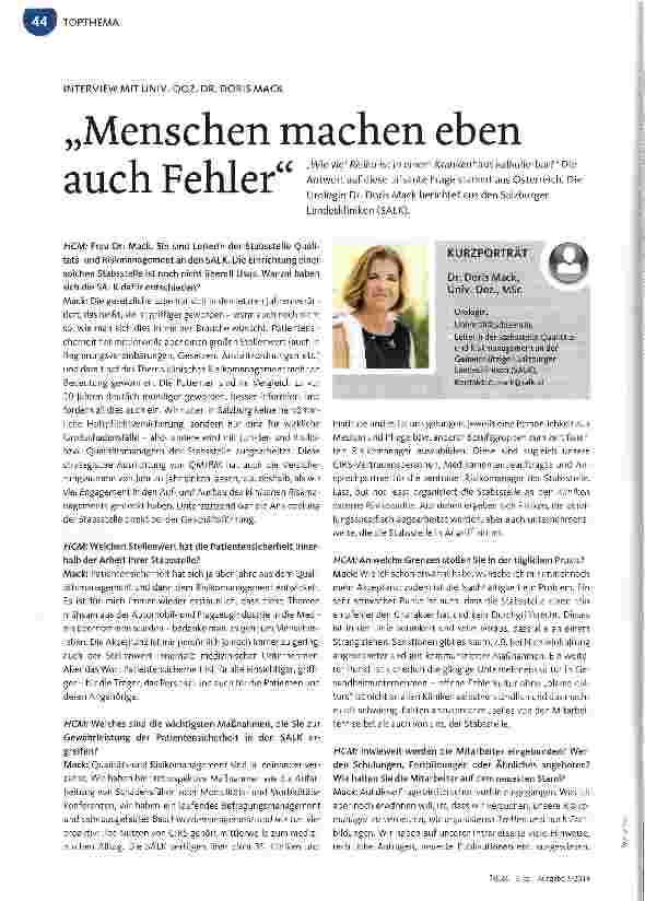 Vorschauseite 1: Menschen machen eben auch Fehler