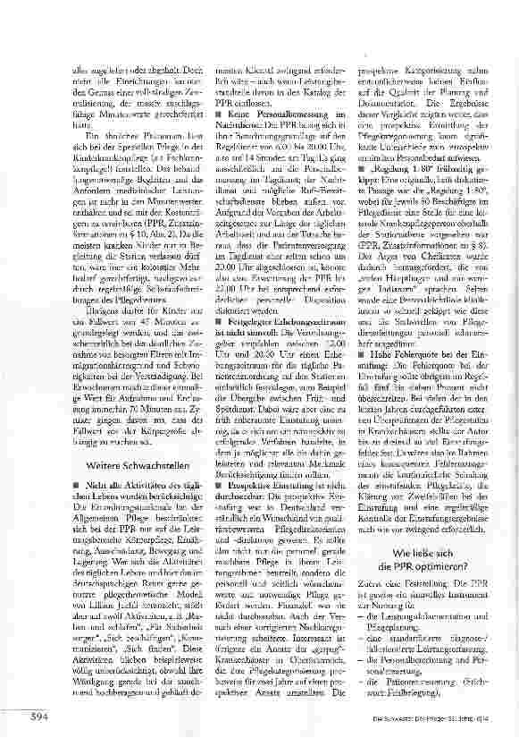 Vorschauseite 4: IST DIE „WIEDERBELEBUNG DER PPRSINNVOLL?