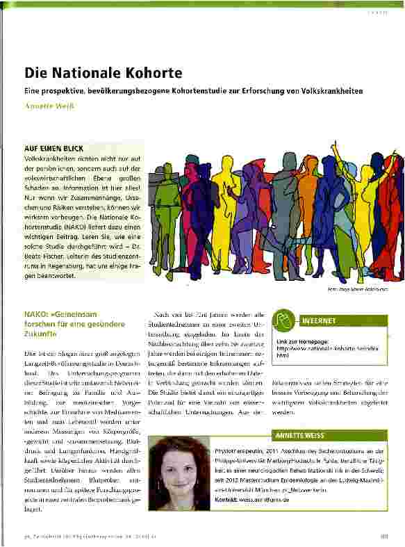 Vorschauseite 1: Die Nationale Kohorte