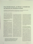 Vorschauseite 1: Den Sterbewunsch "zu Hause" ermöglichen im Bereich der Behindertenhilfe.