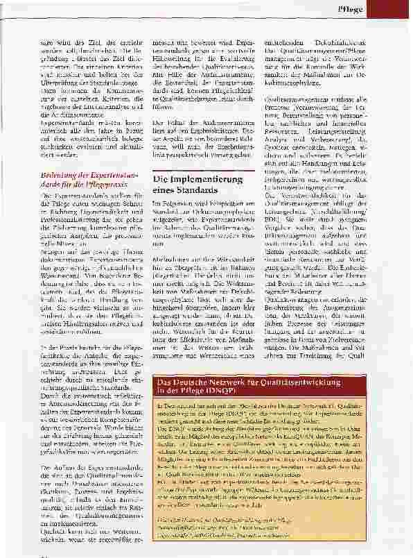 Vorschauseite 2: Expertenstandards entwickeln und umsetzen