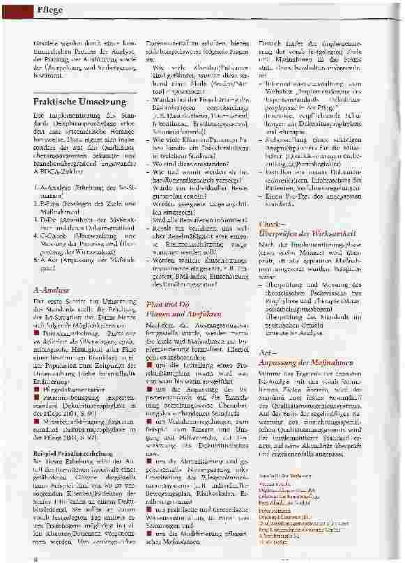Vorschauseite 3: Expertenstandards entwickeln und umsetzen