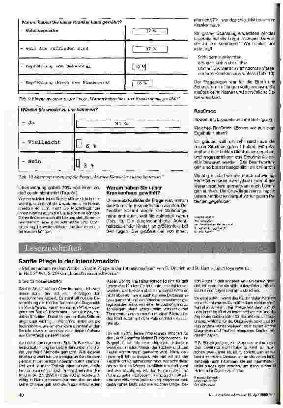 Vorschauseite 6: Pflegealltag mit den Eltern unserer Patienten