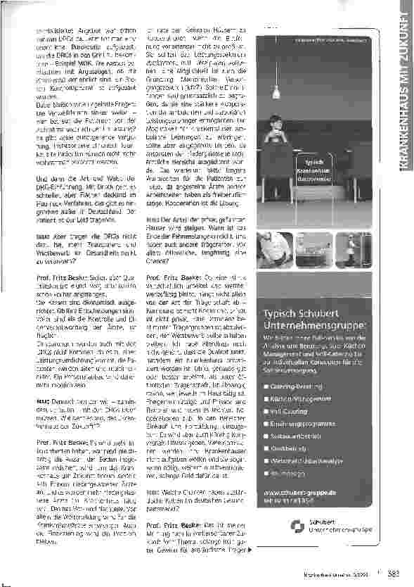 Vorschauseite 2: Krankenhausmarkt im Umbruch