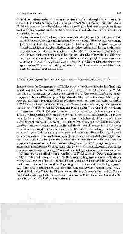 Vorschauseite 3: Tote neugeborene Kinder Plädoyer für eine menschenwürdige Bestattung und einen angemessenen Beistand in der Trauer