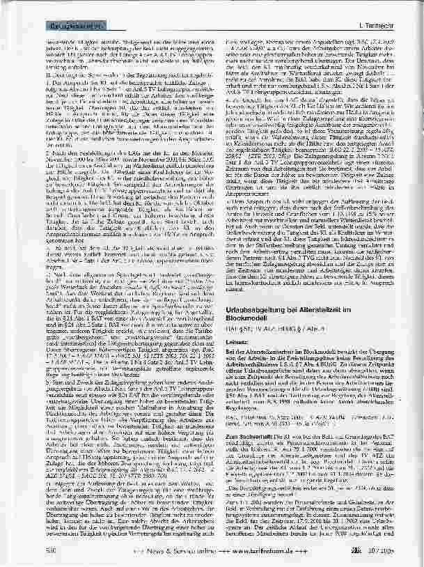Vorschauseite 4: I. TarifrechtVerbandsaustritt - Bezugnahme (DRK)