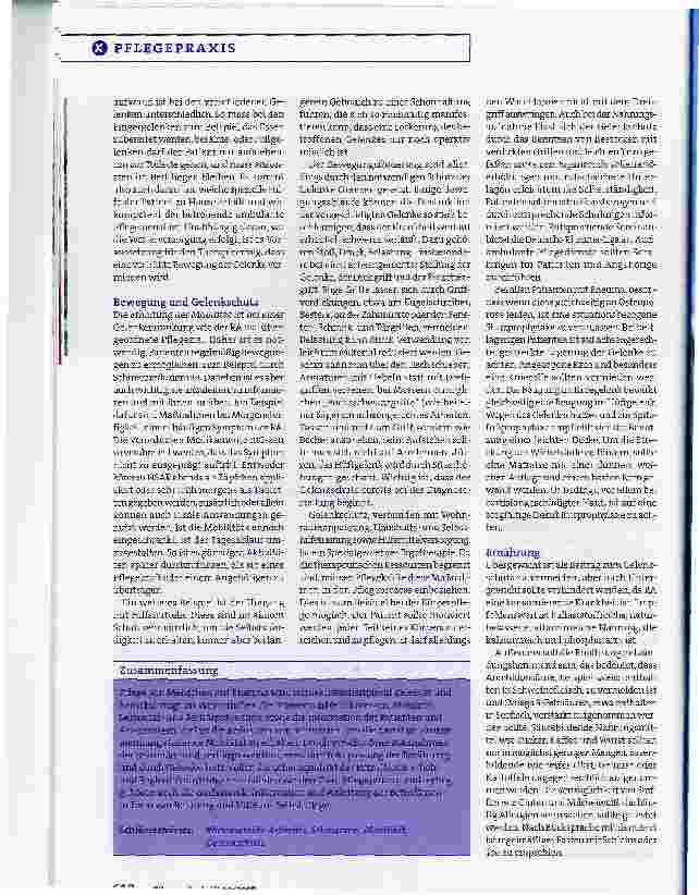 Vorschauseite 3: Rheumatologische Behandlungspflege:Selbstständigkeit möglichst lange erhalten