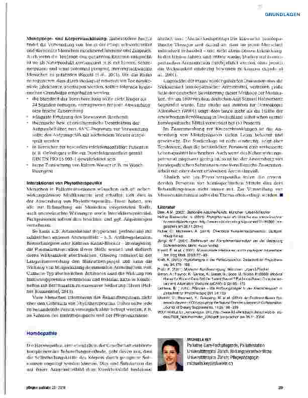 Vorschauseite 4: Naturheilmittel stehen hoch im Kurs