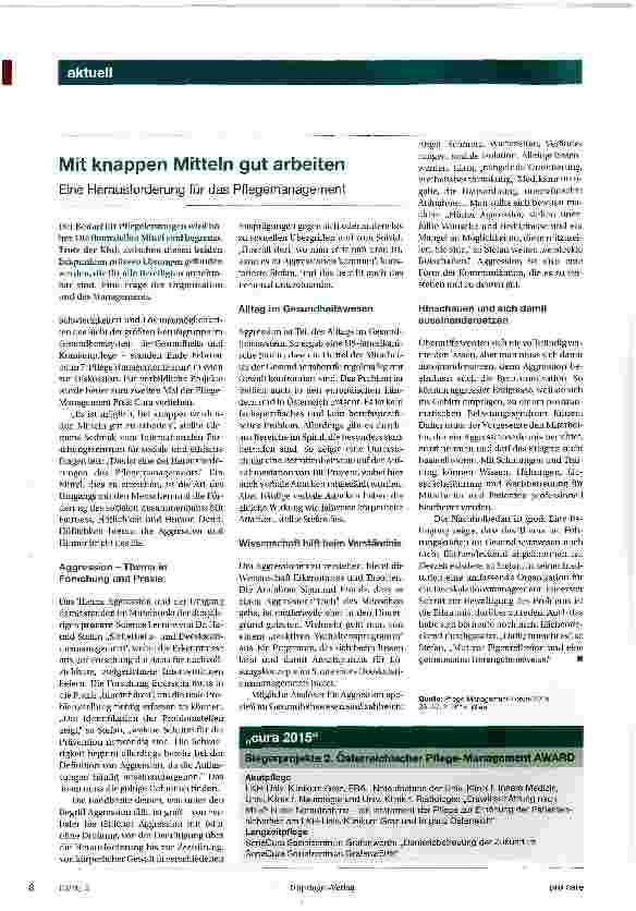 Vorschauseite 1: Mit knappen Mitteln gut arbeiten