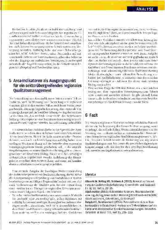 Vorschauseite 6: Regionale Variationen: Stand und Nutzungsperspektiven in Deutschland