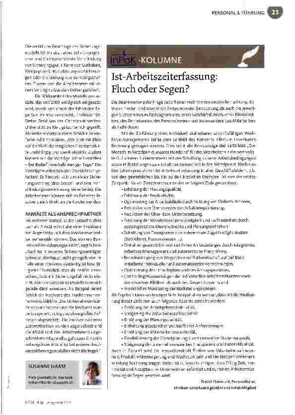 Vorschauseite 2: Weil sie es sich wert sind