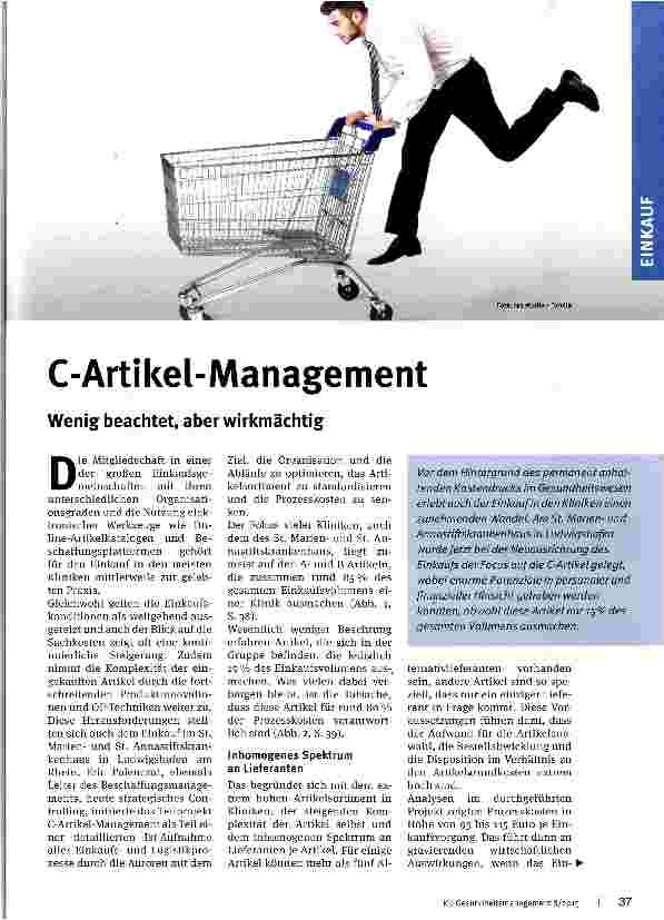 Vorschauseite 1: C-Artikel-Management