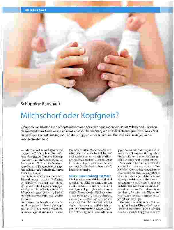 Vorschauseite 1: Milchschorf oder Kopfgneis?