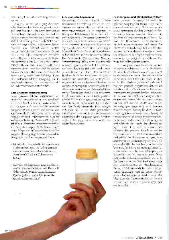 Vorschauseite 2: Muttermilchspenden