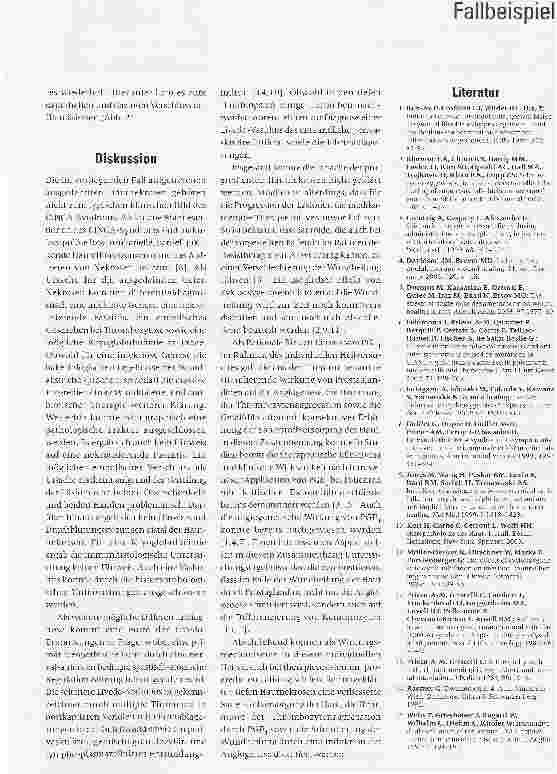 Vorschauseite 3: Individueller Heilversuch mit Prostaglandin-E1 (PGE1) bei einer Patientin mit therapieresistenten, tiefen Hautnekrosen als Komplikation eines CINCA-Syndroms