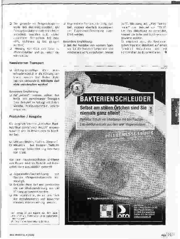 Vorschauseite 3: Hygiene in der Beikochküche