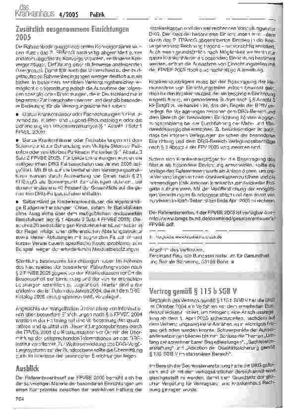 Vorschauseite 3: Besondere Einrichtungen im ersten Konvergenzjahr